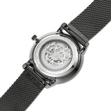Fossil Neutra Automatic Skeleton Black Dial Grey Mesh Strap Watch for Men - ME3185 Buy Now By Fossil