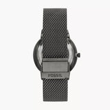 Fossil Neutra Automatic Skeleton Black Dial Grey Mesh Strap Watch for Men - ME3185 Buy Now By Fossil