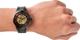 Fossil Townsman Automatic Skeleton Black Dial Black Steel Strap Watch for Men - ME3197 Buy Now By Fossil