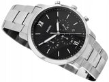 Fossil Neutra Chronograph Black Dial Silver Steel Strap Watch for Men - FS5384 Buy Now By Fossil