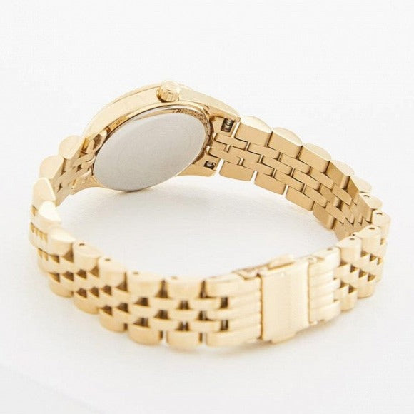 Michael Kors Lexington Quartz Blue Dial Gold Steel Strap Watch For Women - MK3271 Buy Now By Michael Kors