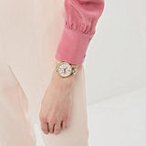 Michael Kors Sofie Crystals Mother of Pearl Pink Dial Two Tone Steel Strap Watch For Women - MK4344 Buy Now By Michael Kors