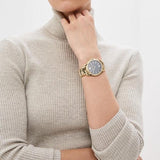 Michael Kors Whitney Quartz Black Dial Two Tone Steel Strap Watch For Women - MK6743 Buy Now By Michael Kors