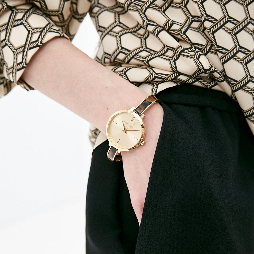 Michael Kors Jaryn Quartz Gold Dial Two Tone Steel Strap Watch for Women - MK4341 Buy Now By Michael Kors