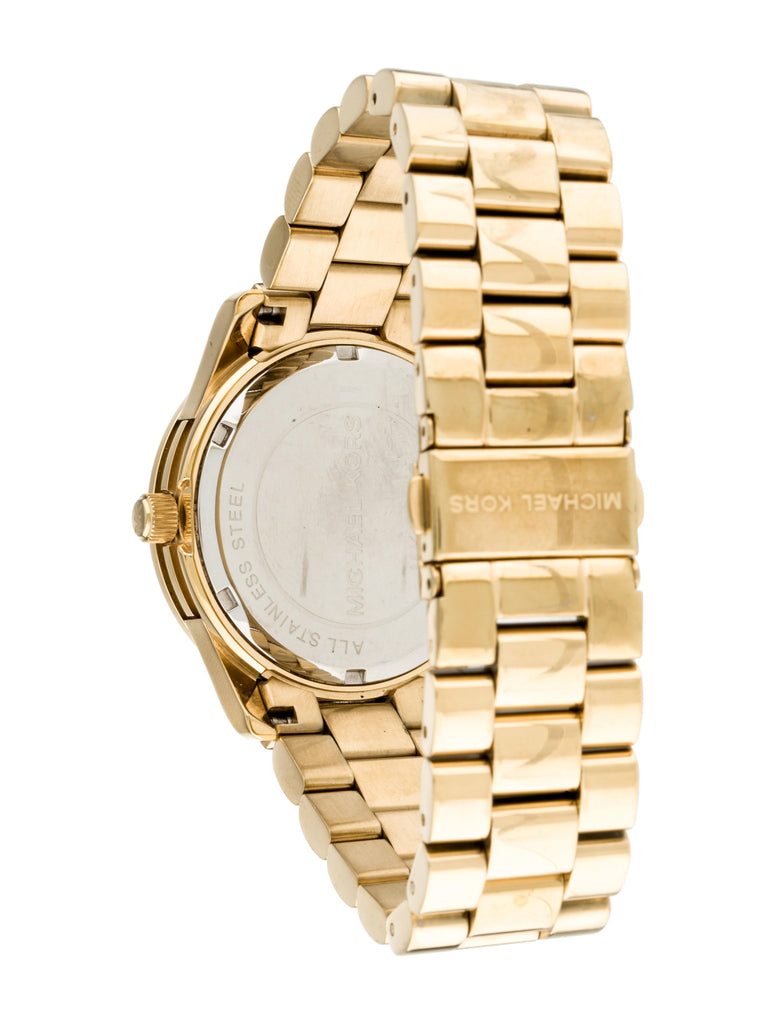 Michael Kors Runway Quartz Gold Dial Gold Steel Strap Watch For Women - MK5852 Buy Now By Michael Kors