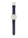 Michael Kors Parker White Dial Navy Blue Leather Strap Watch for Women - MK2293 Buy Now By Michael Kors