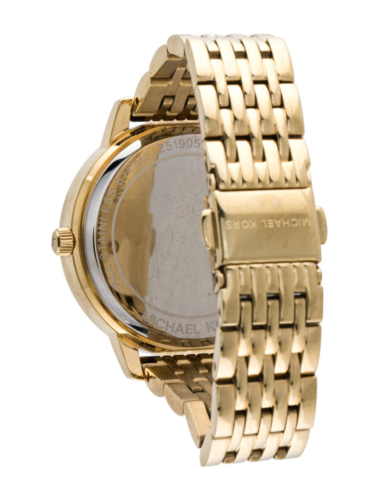 Michael Kors Melissa Pave Gold Dial Gold Steel Strap Watch for Women - MK4371 Buy Now By Michael Kors