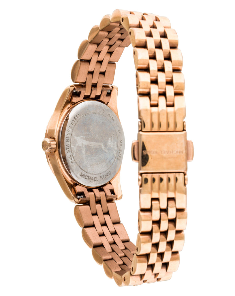 Michael Kors Lexington Quartz Blue Dial Rose Gold Steel Strap Watch For Women - MK3272 Buy Now By Michael Kors