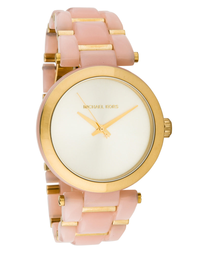 Michael Kors Delray Rose Gold Dial Pink Steel Strap Watch for Women - MK4316 Buy Now By Michael Kors