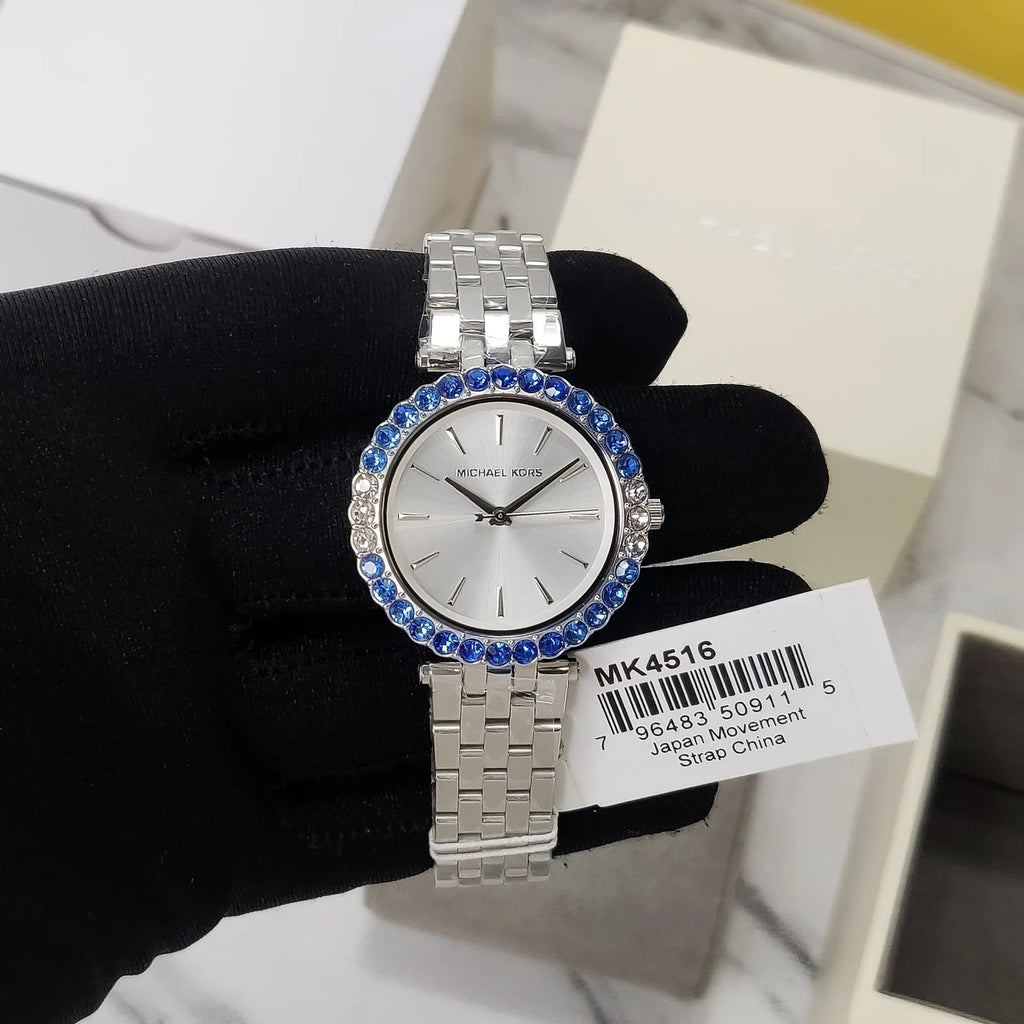 Michael Kors Darci Quartz White Dial Silver Steel Strap Watch For Women - MK4516 Buy Now By Michael Kors