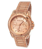 Michael Kors Blair Rose Gold Dial Rose Gold Steel Strap Watch for Women - MK5613 Buy Now By Michael Kors