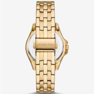 Michael Kors Mini Pilot Quartz Gold Dial Gold Steel Strap Watch For Women - MK7366 Buy Now By Michael Kors