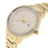 Michael Kors Whitley Analog Diamonds Gold Dial Gold Steel Strap Watch For Women - MK6227 Buy Now By Michael Kors