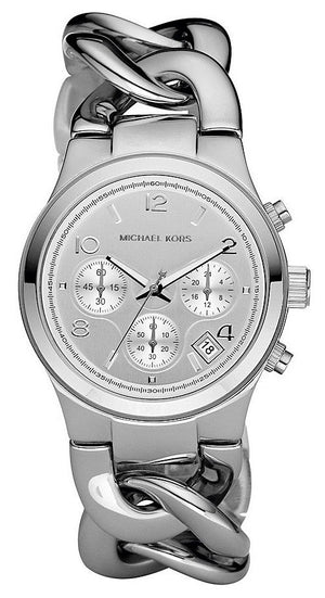 Michael Kors Runway Twist Silver Dial Silver Stainless Steel Strap Watch for Women - MK3149 Buy Now By Michael Kors