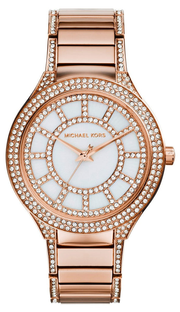 Michael Kors Kerry Mother of Pearl Dial Rose Gold Steel Strap Watch for Women - MK3313 Buy Now By Michael Kors