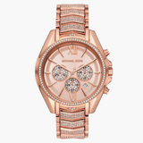 Michael Kors Whitney Chronograph Rose Gold Dial Rose Gold Steel Strap Watch For Women - MK6730 Buy Now By Michael Kors