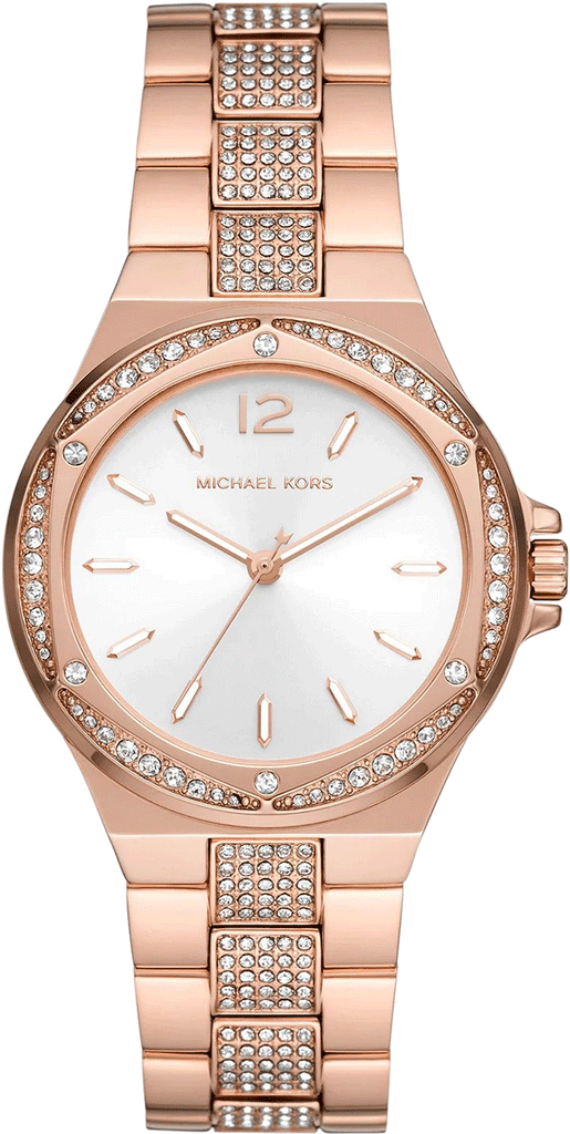 Michael Kors Lennox Three-Hand Silver Dial Rose Gold Steel Strap Watch For Women - MK7362 Buy Now By Michael Kors