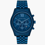 Michael Kors Lexington Chronograph Blue Dial Blue Steel Strap Watch For Men - MK8791 Buy Now By Michael Kors