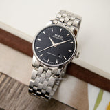 Mido Baroncelli Ii Automatic Black Dial Silver Steel Strap Watch For Men - M8600.4.18.1 Buy Now By Mido