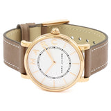 Marc Jacobs Roxy White Dial Cement Brown Leather Strap Watch for Women - MJ1533 Buy Now By Marc Jacobs