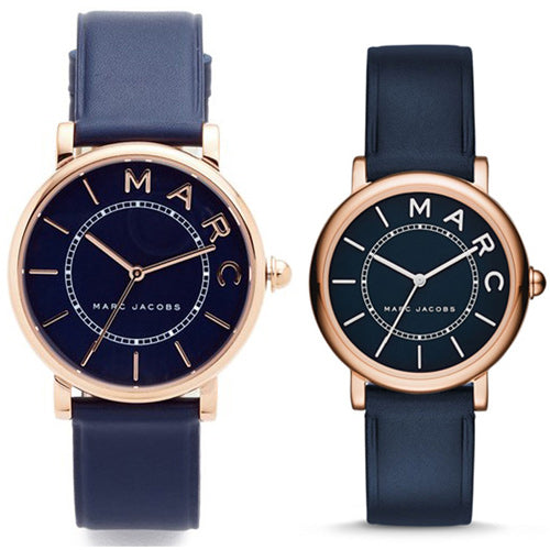 Marc Jacobs Roxy Navy Blue Dial Blue Leather Strap Watch for Women - MJ1534 Buy Now By Marc Jacobs