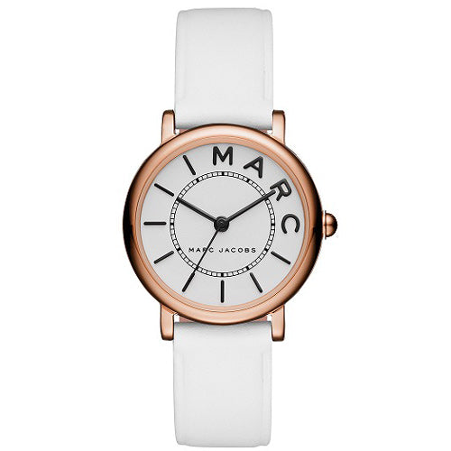 Marc Jacobs Roxy White Dial White Leather Strap Watch for Women - MJ1561 Buy Now By Marc Jacobs