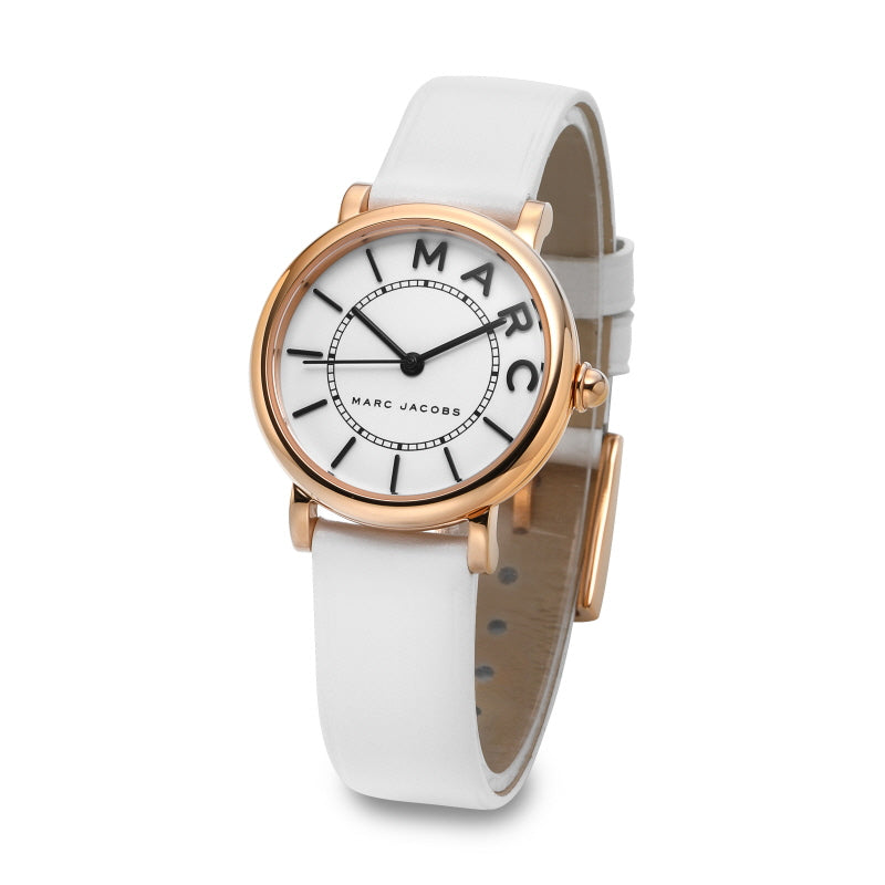 Marc Jacobs Roxy White Dial White Leather Strap Watch for Women - MJ1562 Buy Now By Marc Jacobs