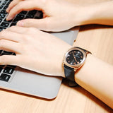 Marc Jacobs Mandy Black Dial Black Leather Strap Watch for Women - MJ1565 Buy Now By Marc Jacobs