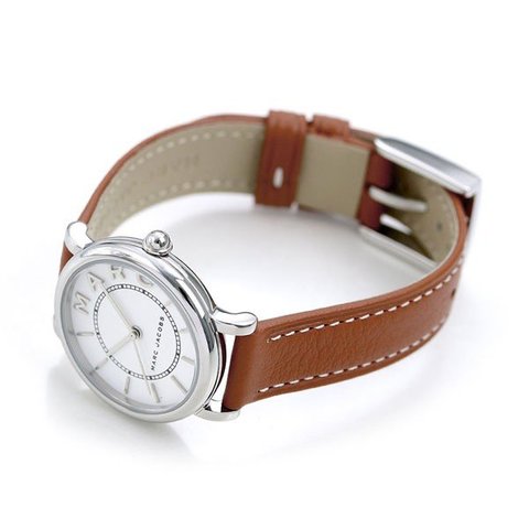 Marc Jacobs Roxy Silver Dial Brown Leather Strap Watch for Women - MJ1572 Buy Now By Marc Jacobs
