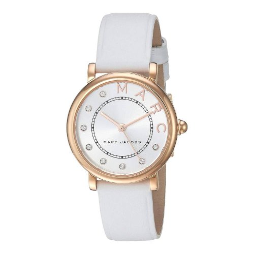 Marc Jacobs Roxy Silver Dial White Leather Strap Watch for Women - MJ1634 Buy Now By Marc Jacobs