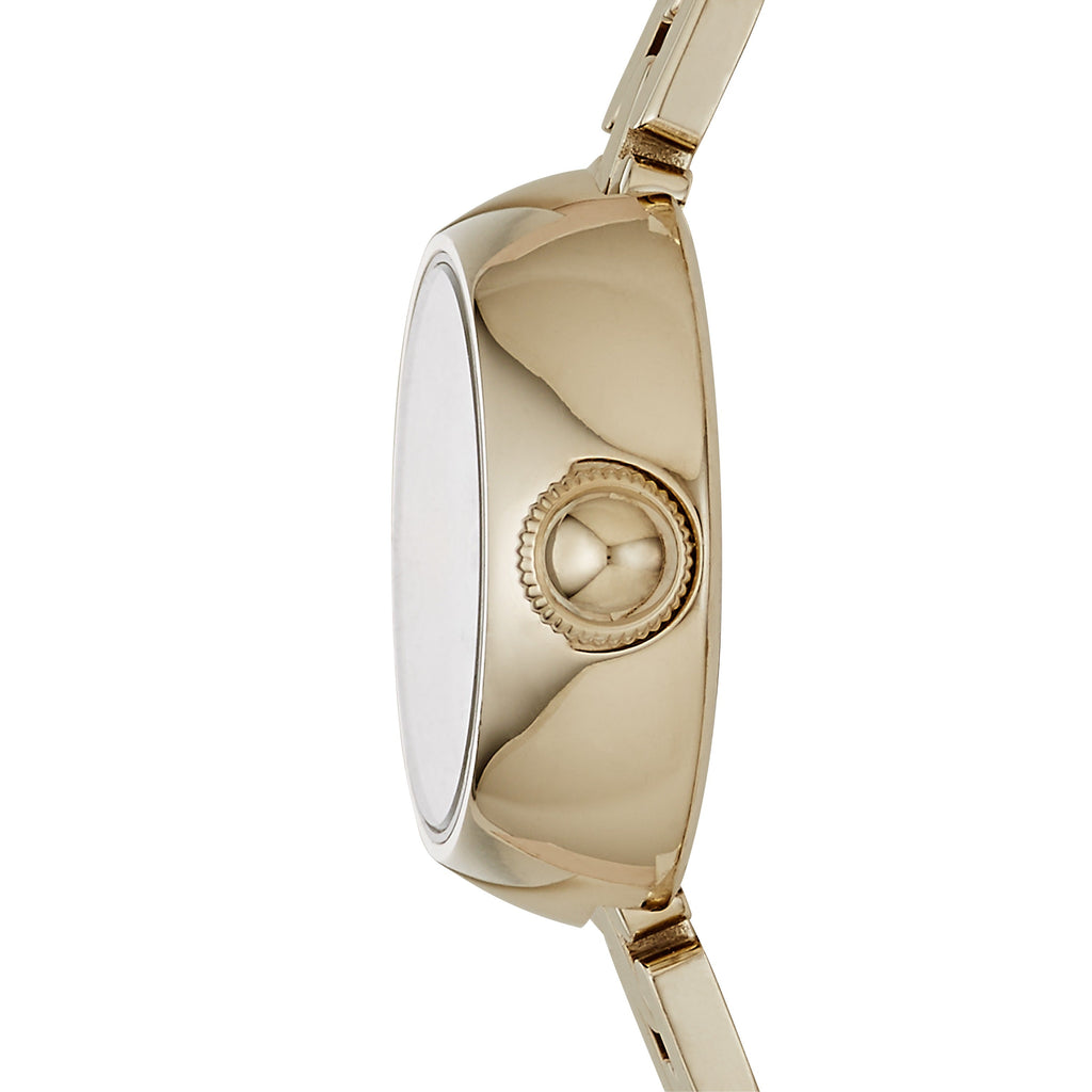 Marc Jacobs Courtney Mother of Pearl Black Dial Gold Steel Strap Watch for Women - MJ3460 Buy Now By Marc Jacobs