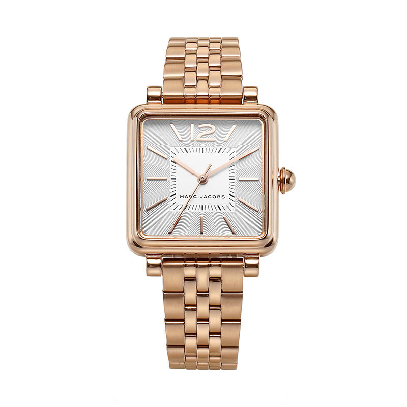 Marc Jacobs Vic Silver Dial Rose Gold Steel Strap Watch for Women - MJ3514 Buy Now By Marc Jacobs