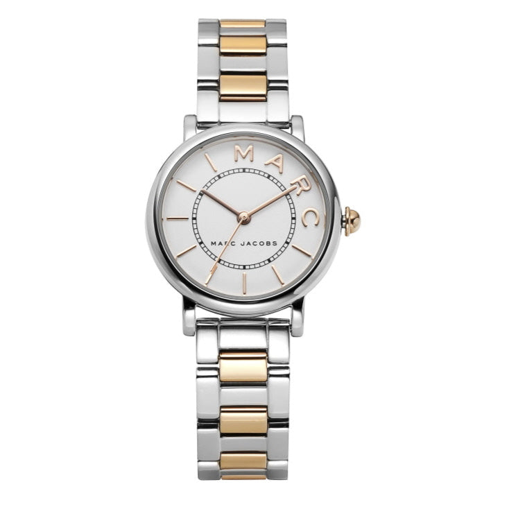 Marc Jacobs Roxy White Dial Two Tone Steel Strap Watch for Women - MJ3553 Buy Now By Marc Jacobs