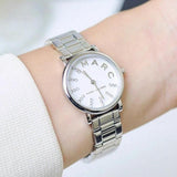 Marc Jacobs Roxy White Dial Silver Steel Strap Watch for Women - MJ3568 Buy Now By Marc Jacobs