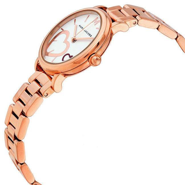 Marc Jacobs Classic White Dial Rose Gold Steel Strap Watch for Women - MJ3592 Buy Now By Marc Jacobs