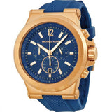 Michael Kors Dylan Blue Dial Blue Rubber Strap Watch for Men - MK8295 Buy Now By Michael Kors