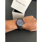 Michael Kors Paxton Analog Blue Dial Grey Steel Strap Watch For Men - MK8499 Buy Now By Michael Kors