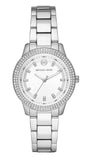 Michael Kors Tibby Quartz White Dial Silver Steel Strap Watch for Women - MK1059 Buy Now By Michael Kors