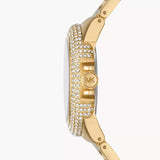 Michael Kors Camille Three-Hand Crystals Gold Dial Gold Steel Strap Watch for Women - MK1067 Buy Now By Michael Kors