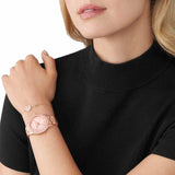 Michael Kors Lilane Quartz Rose Gold Dial Rose Gold Steel Strap Watch For Women - MK1068 Buy Now By Michael Kors