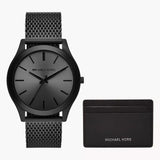 Michael Kors Runway Three-Hand Black Dial Black Mesh Strap Watch for Men - MK1085 Buy Now By Michael Kors