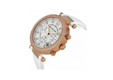 Michael Kors Parker White Diamonds Dial White Leather Strap Watch for Women - MK2281 Buy Now By Michael Kors