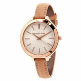 Michael Kors Runway Slim Quartz White Dial Beige Leather Strap Watch For Women - MK2284 Buy Now By Michael Kors