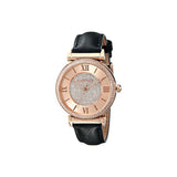 Michael Kors Catlin Rose Gold Crystal Dial Black Leather Strap Watch for Women - MK2376 Buy Now By Michael Kors