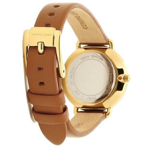 Michael Kors Portia Quartz White Dial Brown Leather Strap Watch For Women - MK2734 Buy Now By Michael Kors