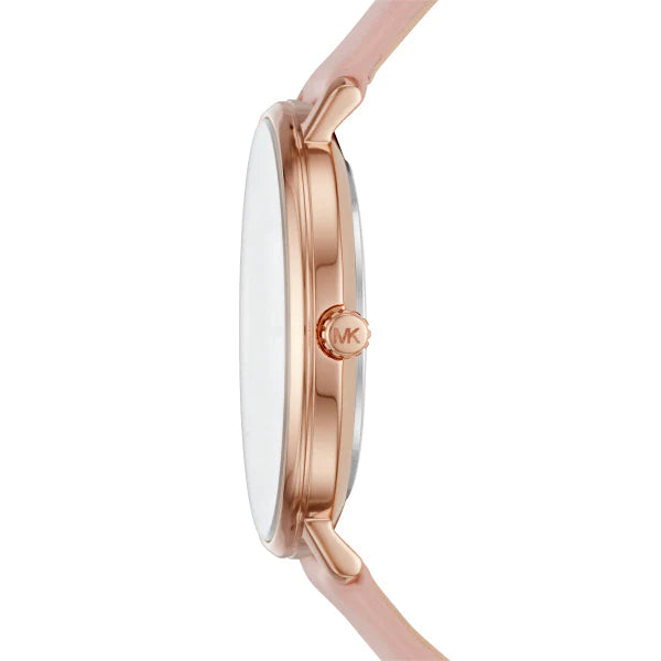 Michael Kors Pyper Quartz White Dial Pink Leather Strap Watch For Women - MK2741 Buy Now By Michael Kors