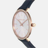 Michael Kors Pyper Analog White Dial Black Leather Strap Watch For Women - MK2804 Buy Now By Michael Kors