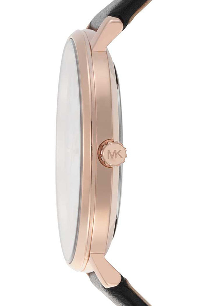 Michael Kors Pyper Quartz White Dial Black Leather Strap Watch For Women - MK2834 Buy Now By Michael Kors