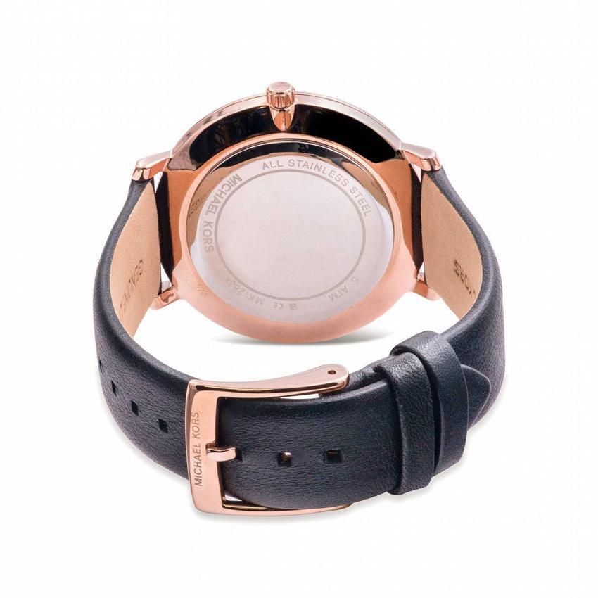 Michael Kors Pyper Quartz White Dial Black Leather Strap Watch For Women - MK2834 Buy Now By Michael Kors