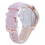 Michael Kors Layton Three-Hand White Dial Pink Leather Strap Watch for Women - MK2909 Buy Now By Michael Kors